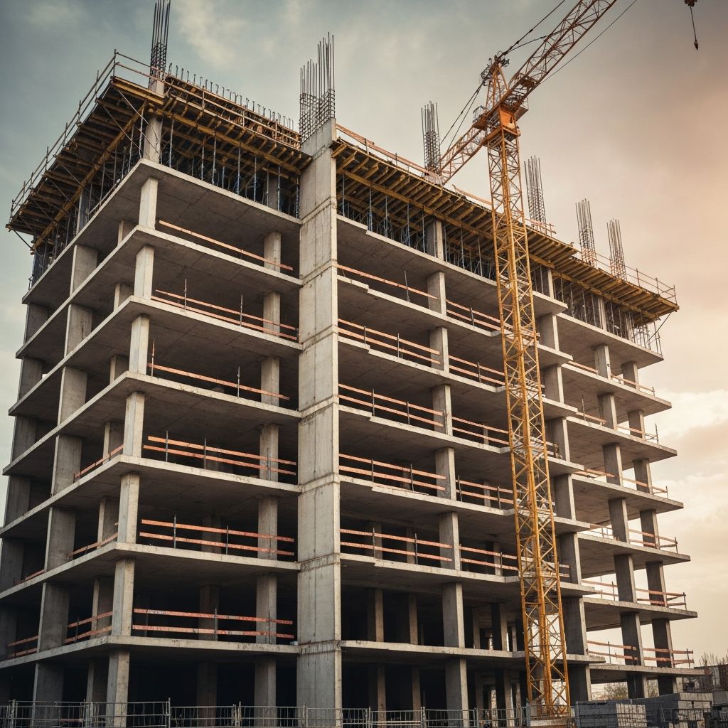 Hochbau – Gebäude im Bau